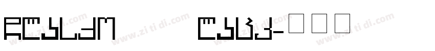 Claspo ND Black字体转换
